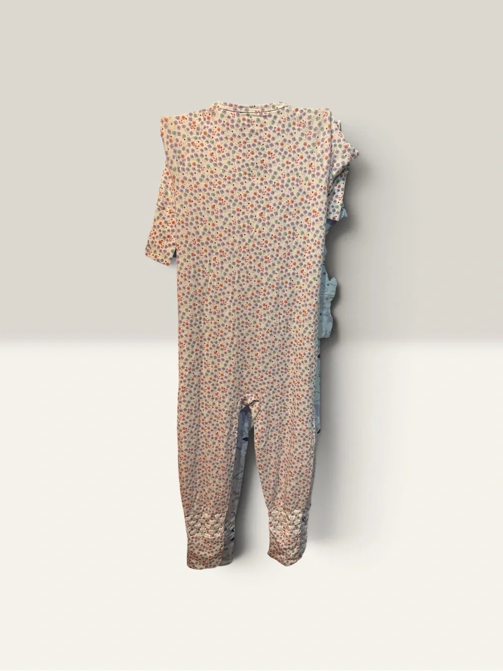 Magnetic Me Pastel Floral & Woodland Baby Pajamas — Purple, Blue, Cream